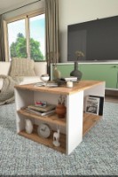 Măsuţă cafea Bofigo 22-50-21 Pine/White imaginea #3 — magazin online Desire.md