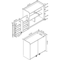 Bufet Bofigo 12-12-08 Anthracite imaginea #2 — magazin online Desire.md