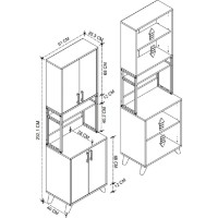 Bufet Bofigo 12-48-01 White imaginea #5 — magazin online Desire.md