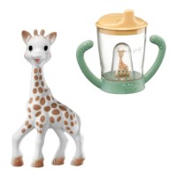 Cana cu pai + jucărie Sophie La Girafe 850809