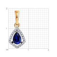 Подвеска SOLOVOV JEWELRY 51-230-00850-1 фото №2 — интернет-магазин Desire.md