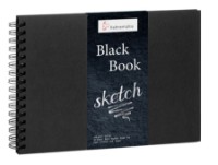 Sketchbook Hahnemühle Sketch Book Black Book A4 Landscape 10628502