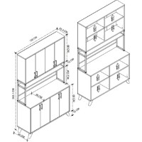 Bufet Bofigo 12-88-02 Pine imaginea #2 — magazin online Desire.md