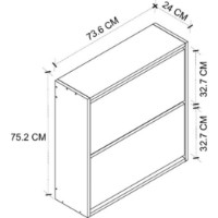 Rafturi pentru pantofi Bofigo 18-02-02 Pine imaginea #2 — magazin online Desire.md