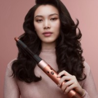 Multistyler Dyson HS08 Airwrap i.d Curly+Wavy Amber Silk/Pink Champagne imaginea #3 — magazin online Desire.md