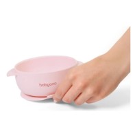 Bol cu ventuză și capac BabyOno Pink (1662/02) imaginea #2 — magazin online Desire.md