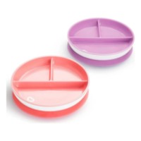 Set de farfurii Munchkin 2pcs Pink//Purple (MUN0070pnkpuronl) imaginea #2 — magazin online Desire.md