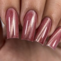 Gel-lac de unghii Joia Vegan Cat Eye 03C Amber Flame 6ml imaginea #2 — magazin online Desire.md