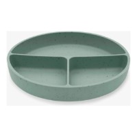 Farfurie din silicon cu ventuza Kikka Boo Platinum Sage (31302050032) imaginea #2 — magazin online Desire.md