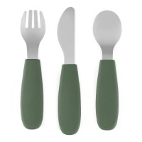 Набор детских столовых приборов Petite&Mars Take&Match Misty Green 12m+ (727817)