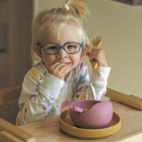 Тарелка силиконовая на присоске Petite&Mars Take&Match Dusty Rose (707820) фото №2 — интернет-магазин Desire.md