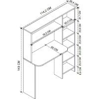 Письменный стол Bofigo 20-07-02 Pine фото №2 — интернет-магазин Desire.md