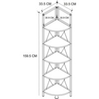 Etajeră Bofigo 15-15-08 Anthracite imaginea #3 — magazin online Desire.md