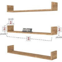 Навесная полка Bofigo 13-90-02 Pine фото №3 — интернет-магазин Desire.md