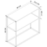Etajeră Bofigo 14-01-01 White imaginea #2 — magazin online Desire.md
