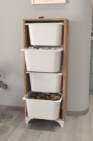 Container pentru jucării Bofigo 12-04-02 Pine/White imaginea #2 — magazin online Desire.md