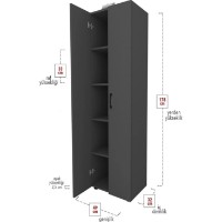 Dulap Bofigo 12-55-08 Anthracite imaginea #2 — magazin online Desire.md
