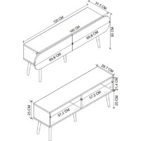 Comodă TV Bofigo 11-17-02 Pine imaginea #2 — magazin online Desire.md