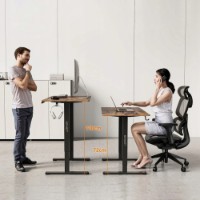 Masa de birou Sense7 Nojo Light 120x60 Dark Brown imaginea #6 — magazin online Desire.md