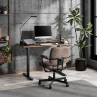 Masa de birou Sense7 Nojo Light 120x60 Dark Brown imaginea #3 — magazin online Desire.md