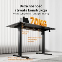 Masa de birou Sense7 Nojo Light 120x60 Dark Brown imaginea #4 — magazin online Desire.md