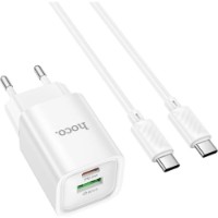 Încărcător Hoco C149A Charm Type-C to Type-C White