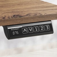 Masa de birou Sense7 Nojo Light 140x70 Dark Brown imaginea #2 — magazin online Desire.md