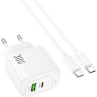 Încărcător Hoco CS55A Surplus Type-C to Type-C White