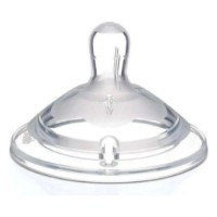 Tetină pentru biberon Chicco NaturalFeeling 6m+ 2pcs (8105720)