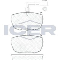 Set placute frână ICER 180671 imaginea #3 — magazin online Desire.md