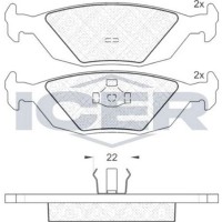 Set placute frână ICER 180775 imaginea #4 — magazin online Desire.md