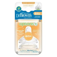 Пустышка Dr. Brown's Options+ Pink/Green 2pcs 6+ фото №2 — интернет-магазин Desire.md