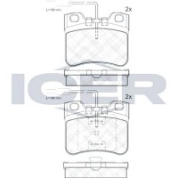 Set placute frână ICER 180788 imaginea #4 — magazin online Desire.md