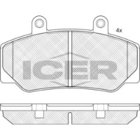 Set placute frână ICER 180837 imaginea #4 — magazin online Desire.md