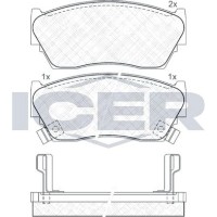 Set placute frână ICER 180882 imaginea #3 — magazin online Desire.md