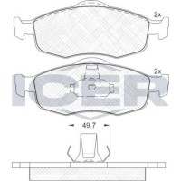Set placute frână ICER 180916 imaginea #3 — magazin online Desire.md