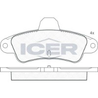 Set placute frână ICER 180918 imaginea #2 — magazin online Desire.md