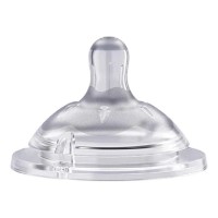 Tetină pentru biberon Chicco Natural Feeling Food Flow 6m+ 2pcs (008261)