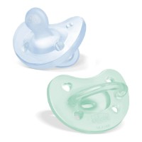 Suzeta Chicco Physio Soft 2–6m Blue 2pcs (175383)