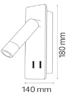 Candelabru de perete Horoz Cunda (0290110003010) imaginea #2 — magazin online Desire.md