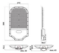 Уличный светильник Horoz Orlando Pro-200 (0740051200020) фото №4 — интернет-магазин Desire.md