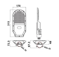 Уличный светильник Horoz Orlando Pro-30 (0740051030020) фото №4 — интернет-магазин Desire.md