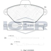 Set placute frână ICER 180921 imaginea #3 — magazin online Desire.md