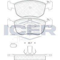 Set placute frână ICER 180957 imaginea #2 — magazin online Desire.md
