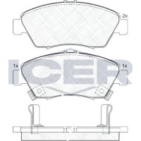 Set placute frână ICER 180959 imaginea #3 — magazin online Desire.md