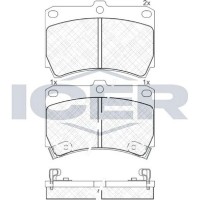Set placute frână ICER 180970 imaginea #3 — magazin online Desire.md