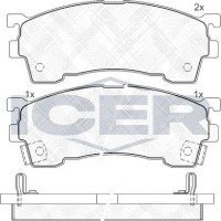 Set placute frână ICER 180971-203 imaginea #3 — magazin online Desire.md