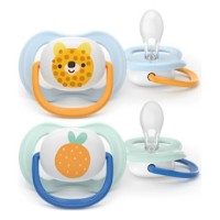 Suzeta Philips Avent Ultra Air Happy 6-18m 2pcs (SCF080/23)