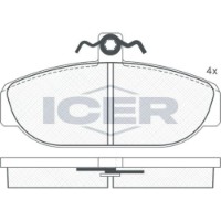 Set placute frână ICER 181014 imaginea #2 — magazin online Desire.md