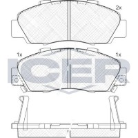 Set placute frână ICER 181019 imaginea #3 — magazin online Desire.md